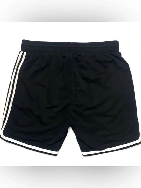 Adidas Originals Mens Black Trefoil Logo Cotton French Terry Cloth Sweat Shorts - Picture 4 of 10